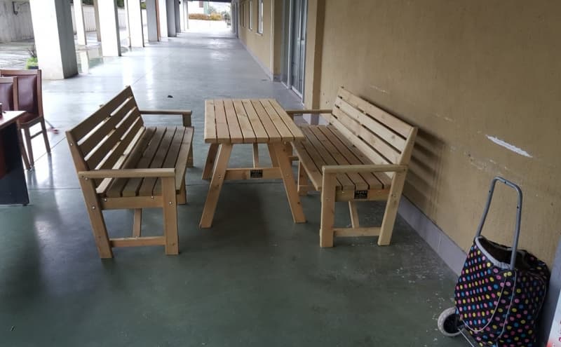 Ahşap Bahçe Oturma Grubu küçük görsel 2