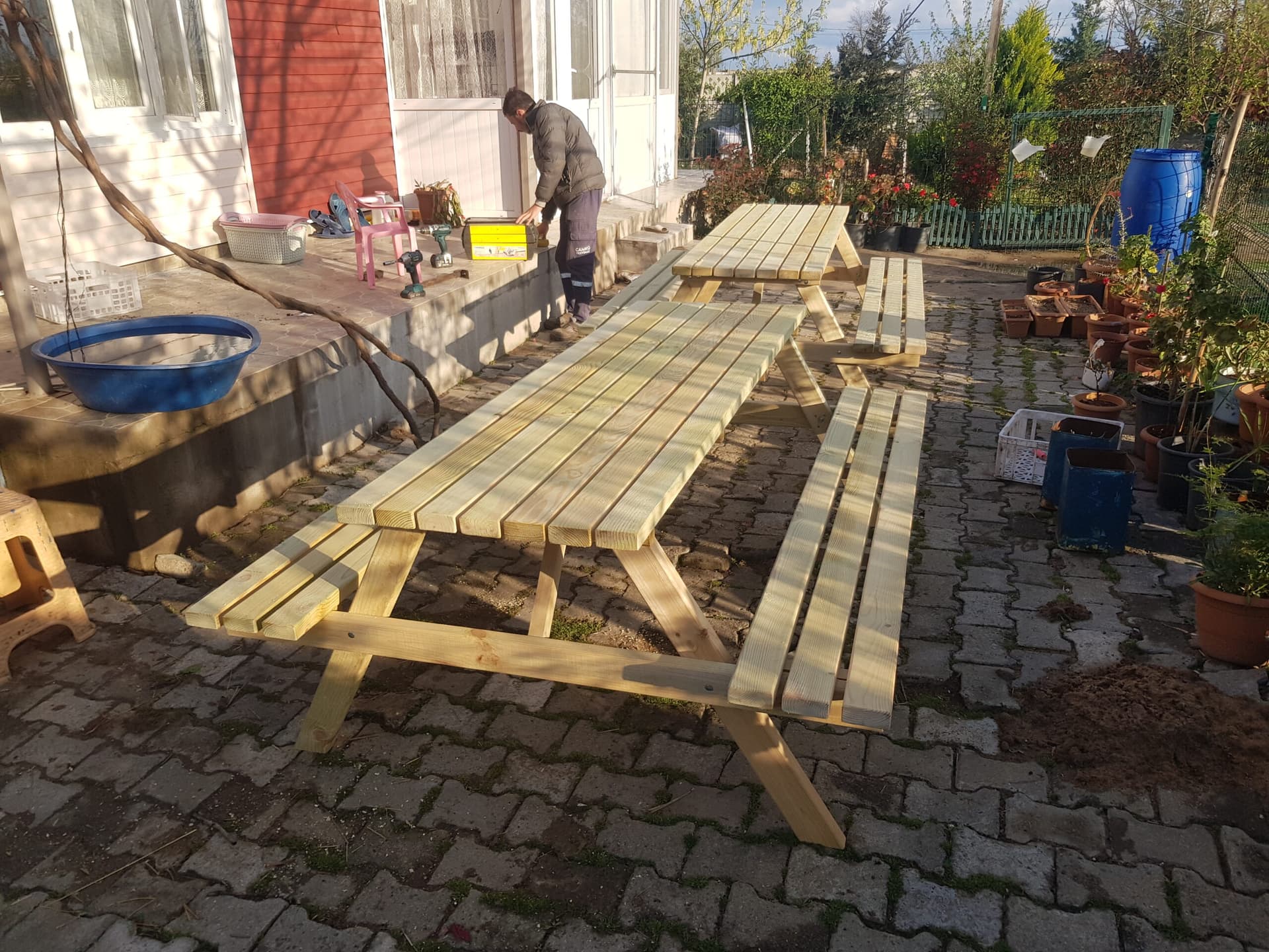 8 Kişilik Standart Piknik Masası küçük görsel 8