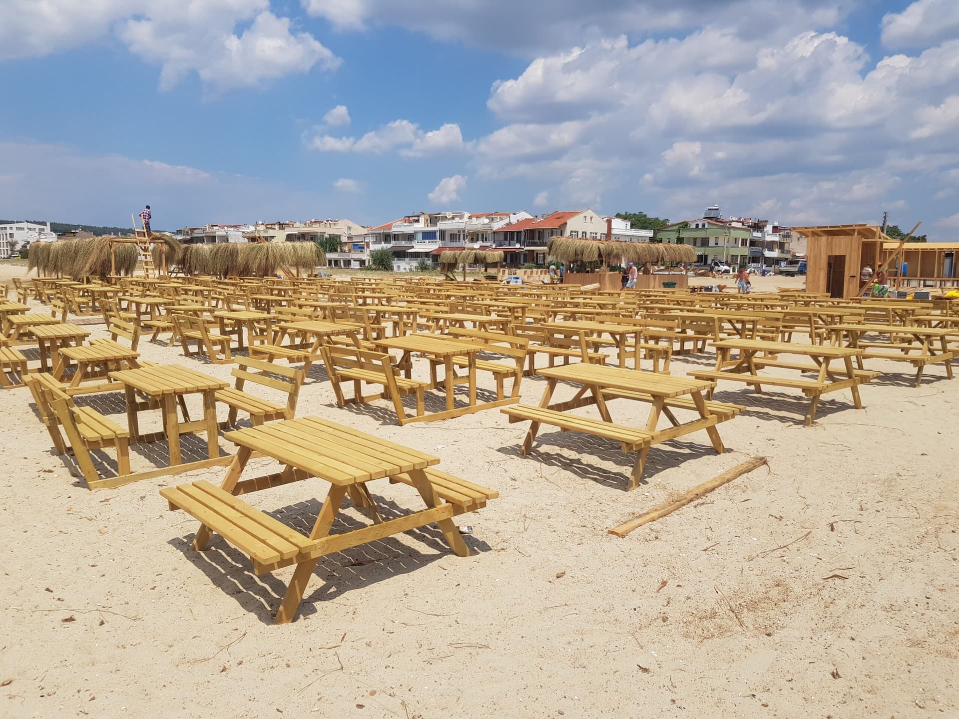 8 Kişilik Sırt Dayamalı Piknik Masası küçük görsel 4