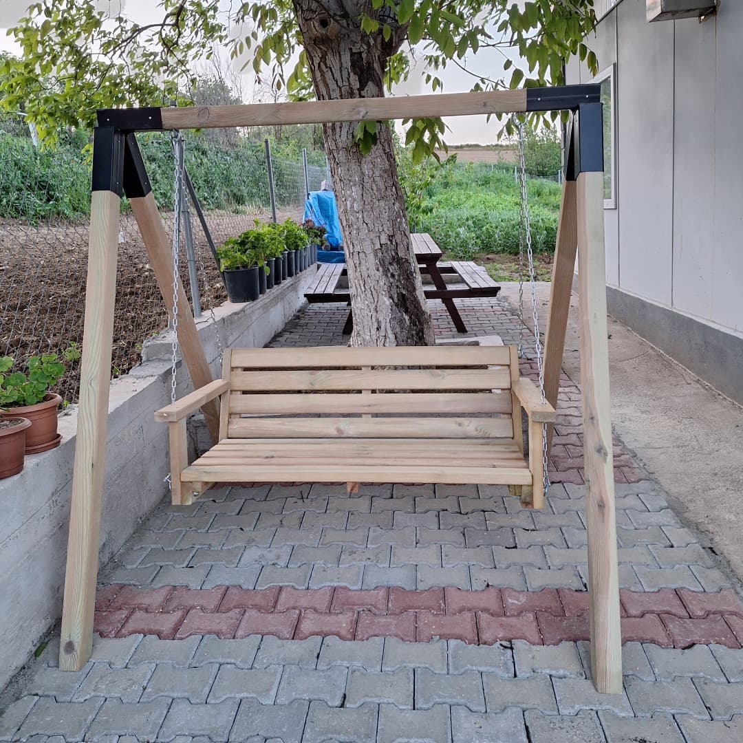 Ahşap Salıncak küçük görsel 5