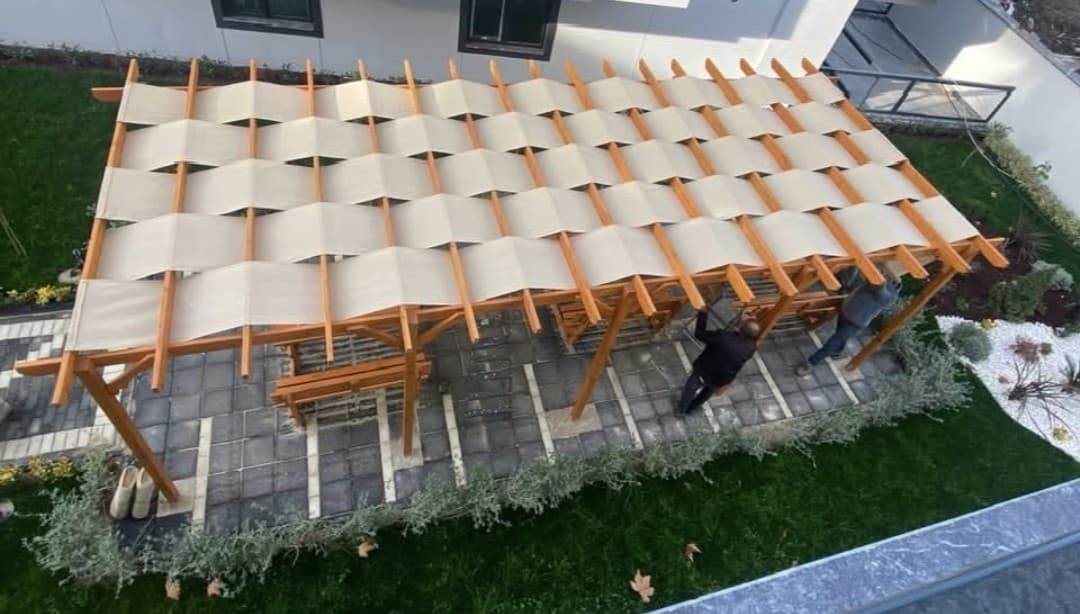 AHŞAP ÖRTÜLÜ PERGOLA — görsel 1