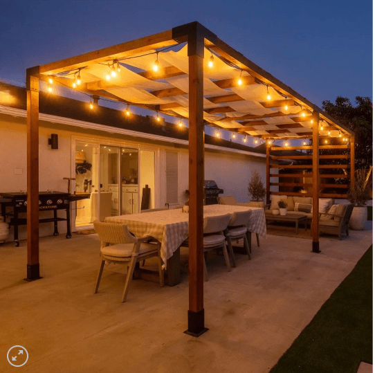 AHŞAP ÖRTÜLÜ PERGOLA küçük görsel 3